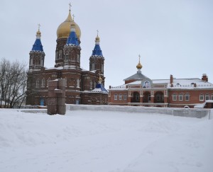 собор зимой